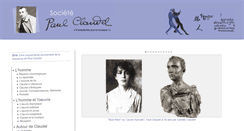 Desktop Screenshot of paul-claudel.net